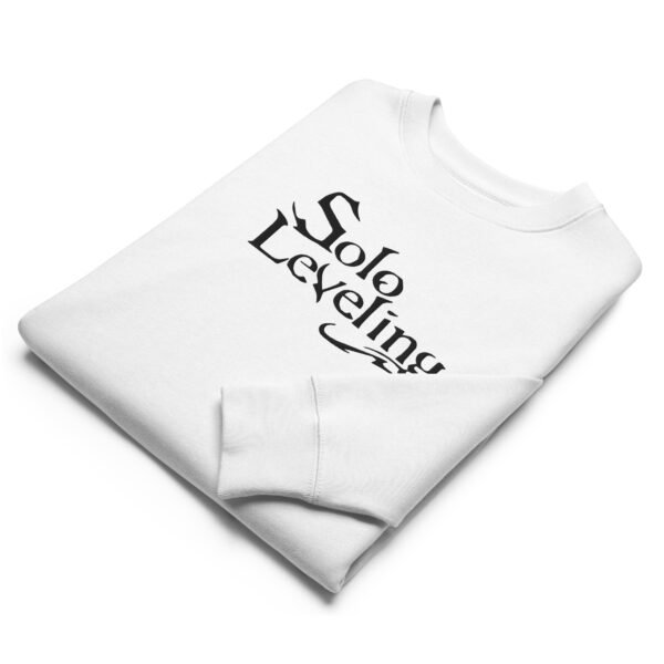 KYLERZET : Solo Leveling Organic Cotton Sweatshirt Front side Embroidered Name