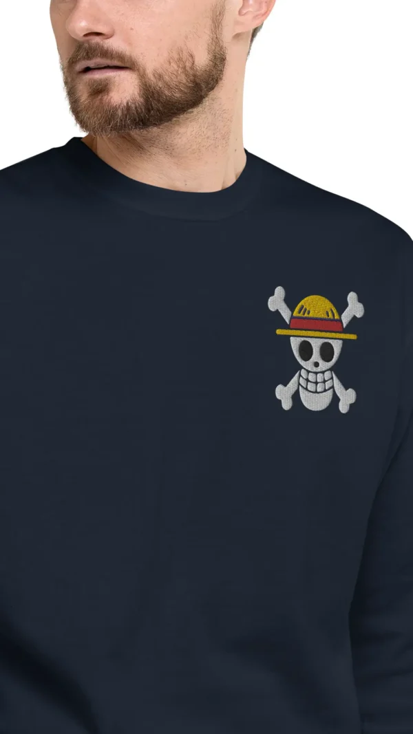 One Piece Voyage" Embroidered Sweatshirt – Set Sail in Style!