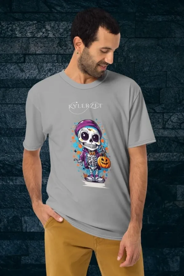 KYLERZET Bone-Chilling Style - Halloween Skelly Graphic Tee