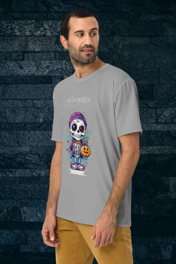 KYLERZET Bone-Chilling Style - Halloween Skelly Graphic Tee