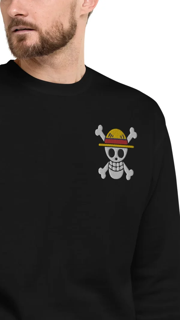 One Piece Voyage" Embroidered Sweatshirt – Set Sail in Style!