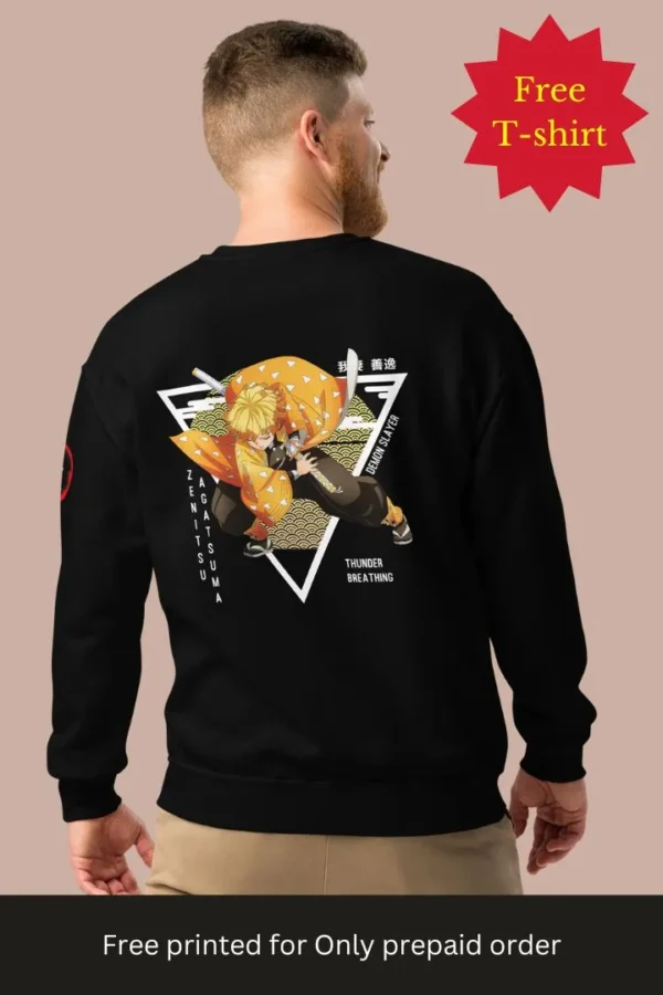 KYLERZET Thunder Strikes - Zenitsu Agatsuma Sweatshirt