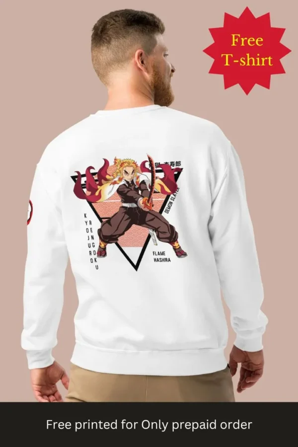 KYLERZET Flame of Honor - Kyojuro Rengoku Sweatshirt