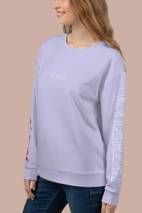 KYLERZET Blooming Grace - Floral Sleeve Sweatshirt