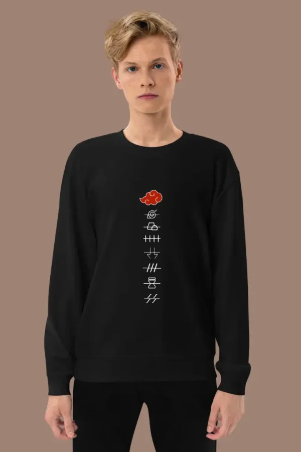 Shadow of the Akatsuki - Embroidered Symbol Sweatshirt