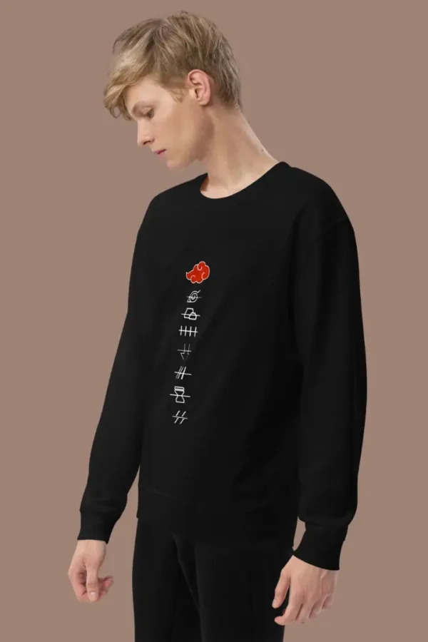 Shadow of the Akatsuki - Embroidered Symbol Sweatshirt