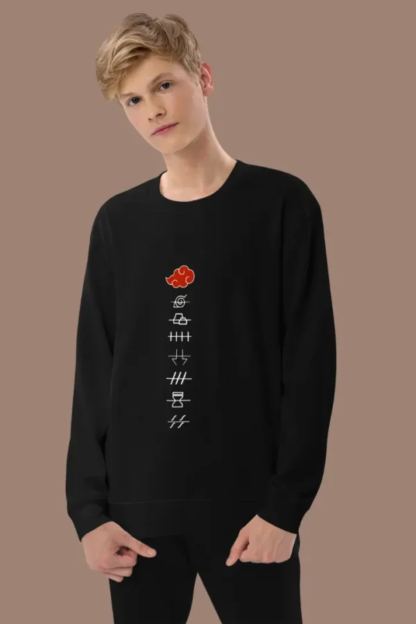 Shadow of the Akatsuki - Embroidered Symbol Sweatshirt