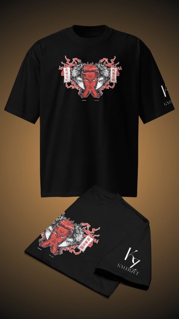 Dual Souls – Sukuna & Yuji Itadori Face-Off Graphic T-Shirt