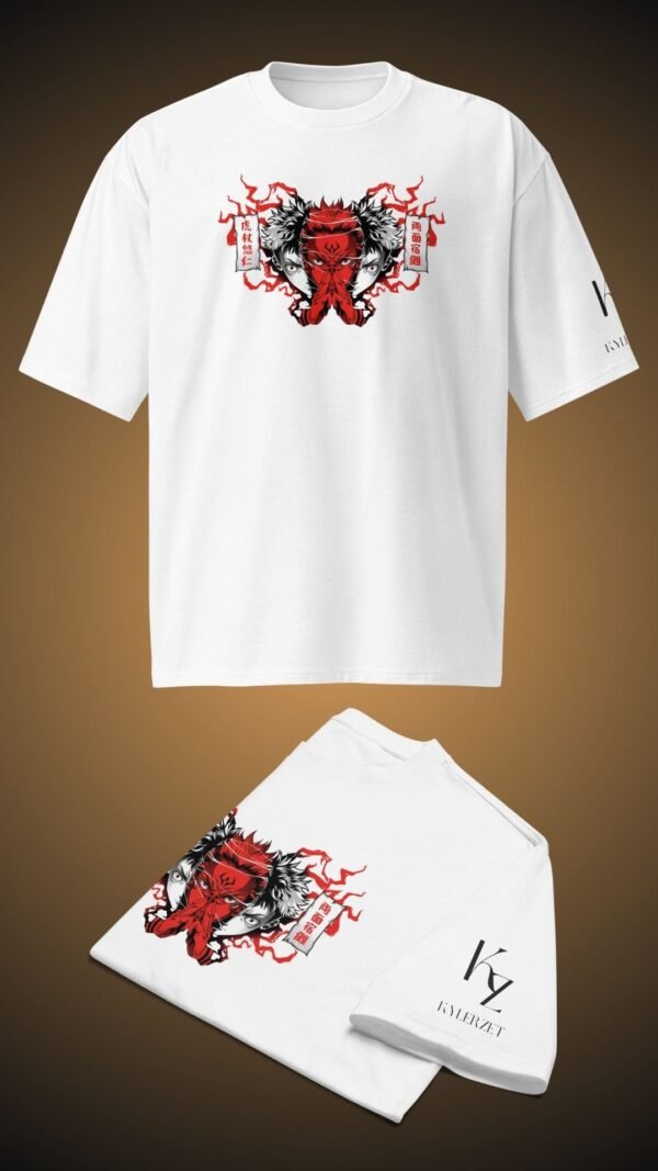 Dual Souls – Sukuna & Yuji Itadori Face-Off Graphic T-Shirt