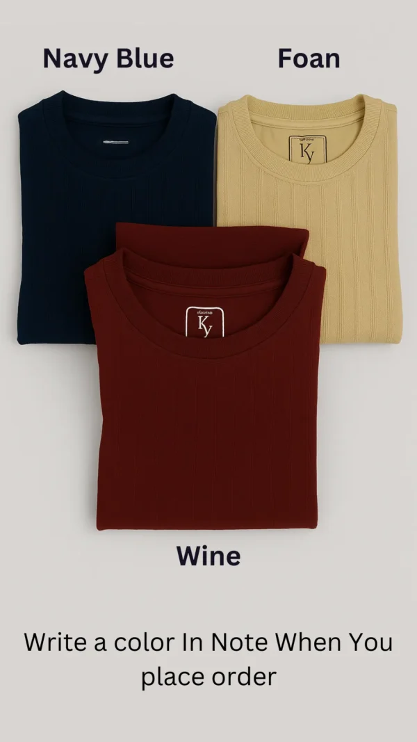 Micro Crap Cotton Blend Fabric Round Neck T-shirt Pack Of 3