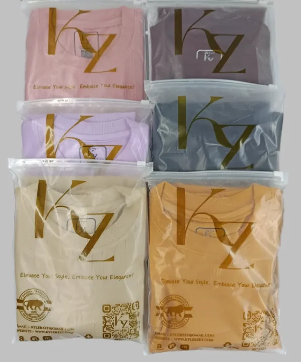 Micro Crap Cotton Blend Fabric Round Neck T-shirt Pack Of 6